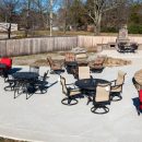 Range of patio furniture on display at Outdoor Living store in Collierville, Memphis